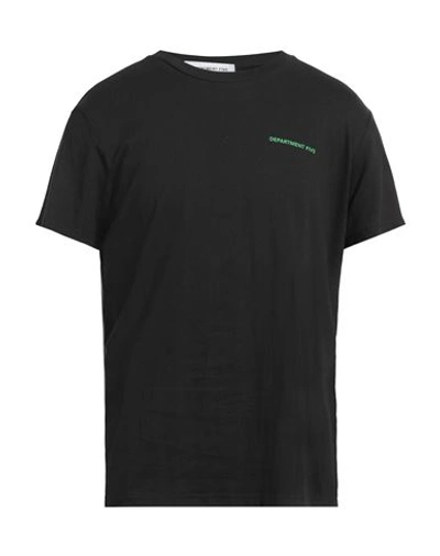 Shop Department 5 Man T-shirt Black Size Xxl Cotton