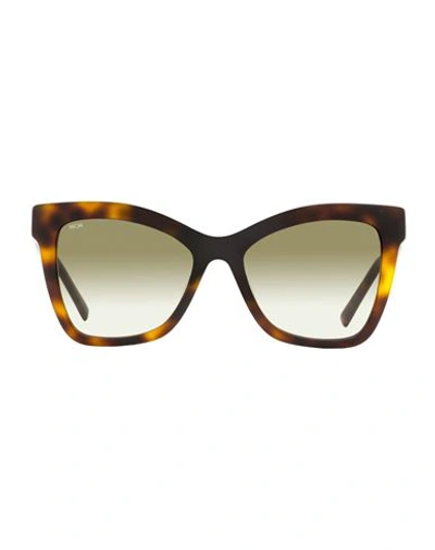 Shop Mcm Butterfly 712s Sunglasses Woman Sunglasses Brown Size 55 Acetate