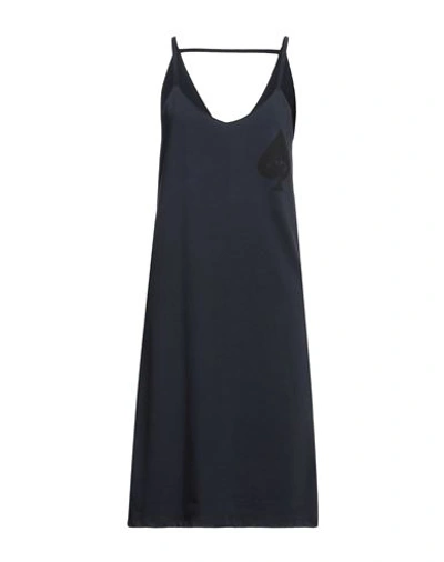 Shop 5preview Woman Midi Dress Midnight Blue Size S Organic Cotton, Elastane