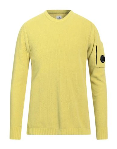 C.p. Company C. P. Company Man Sweater Acid Green Size 38 Cotton In Green