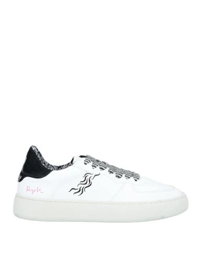 Nira Rubens Woman Sneakers White Size 8 Textile Fibers In White