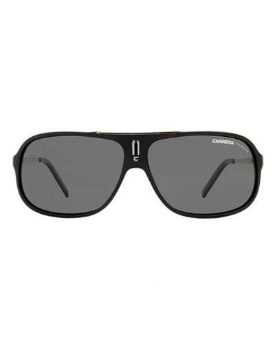 Shop Carrera Wrap Cool Sunglasses Sunglasses Black Size 65 Acetate, Metal