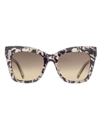 Shop Mcm Modified Square 686se Sunglasses Woman Sunglasses Grey Size 54 Acetate