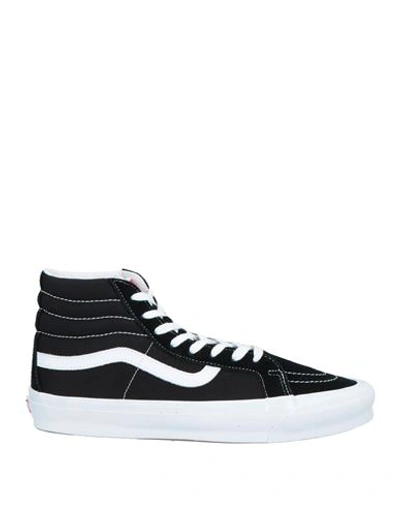 Shop Vans Vault Man Sneakers Black Size 12 Soft Leather, Textile Fibers