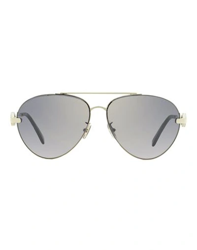 Shop Omega Pilot Om0031h Sunglasses Woman Sunglasses Black Size 61 Metal, Acetate