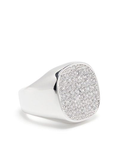 Shop Hatton Labs Sterling Silver Lactea Crystal Ring