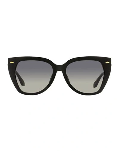 Shop Longines Butterfly Lg0016h Sunglasses Woman Sunglasses Black Size 55 Acetate