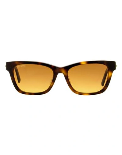 Shop Swarovski Rectangular Sk0374 Sunglasses Woman Sunglasses Brown Size 53 Acetate