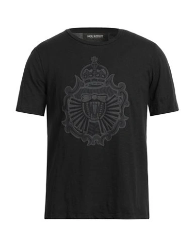 Shop Neil Barrett Woman T-shirt Black Size Xs Cotton