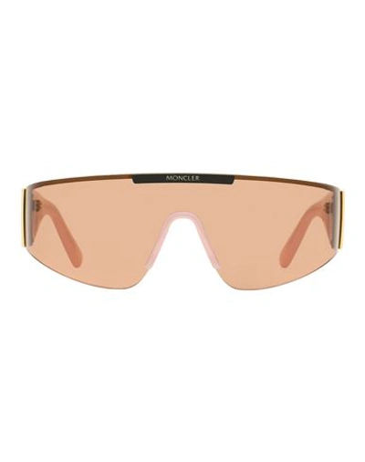 Shop Moncler Ombrate Ml0247 Sunglasses Sunglasses Pink Size 99 Metal, Acetate