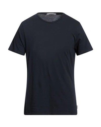 Shop Crossley Man T-shirt Navy Blue Size L Cotton