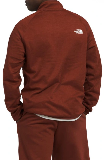 Shop The North Face Canyonlands Quarter Zip Pullover In Brandy Brown Heather