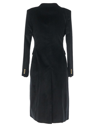 Shop Tagliatore Zeudi Coat In Black