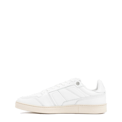 Shop Ami Alexandre Mattiussi Rounded Lace-up Sneakers In White