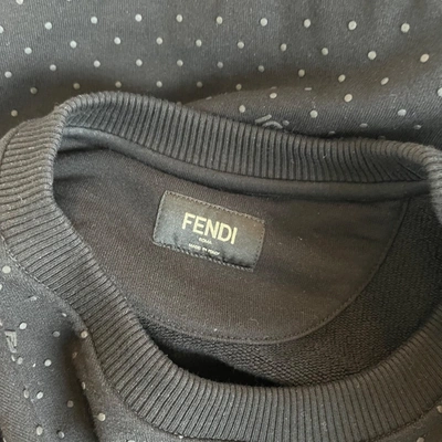 Pre-owned Fendi Black Cotton Sweater