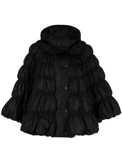 Shop Chloé Quilted Nylon Down Jacket In Black