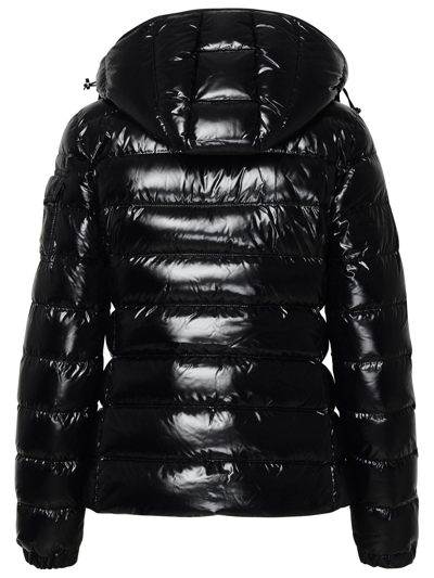 Shop Moncler Woman Bady Black Nylon Laqué Down Jacket