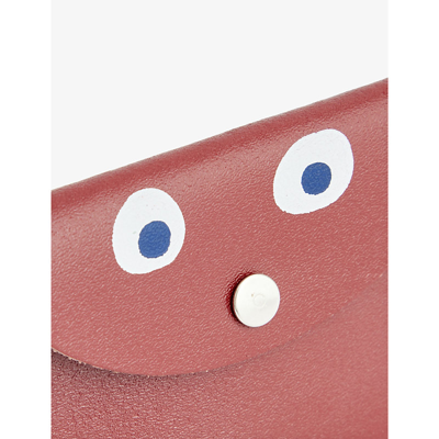 Shop Ark Colour Design Women's Brown Google Eye Front-flap Leather Purse