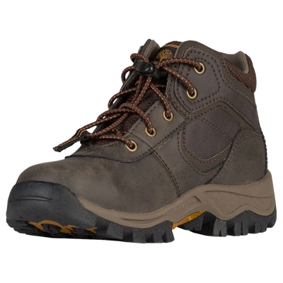 Shop Timberland Boys  Mt. Maddsen Waterproof Mid In Dark Brown