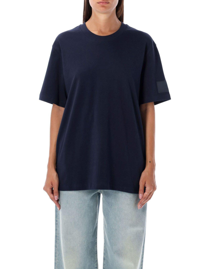 Shop Ami Alexandre Mattiussi Paris Short Sleeved Crewneck T-shirt In Navy