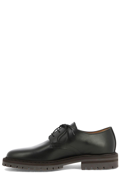 Shop Common Projects Officers Derby Shoes In Black