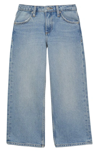 Shop Reiss Kids' Marion Jr Wide Leg Jeans In Denim