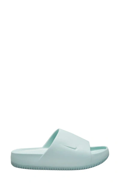 Shop Nike Calm Slide Sandal In Jade Ice/ Jade Ice