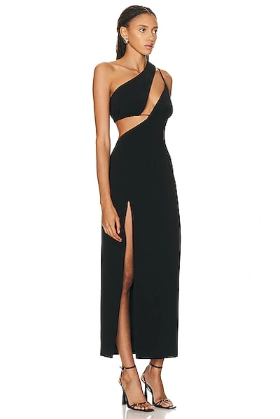 Shop Ila Ella One Shoulder Maxi Dress In Black