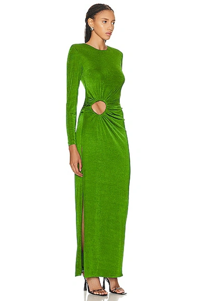 Shop Ila Gwen Long Sleeve Maxi Dress In Green