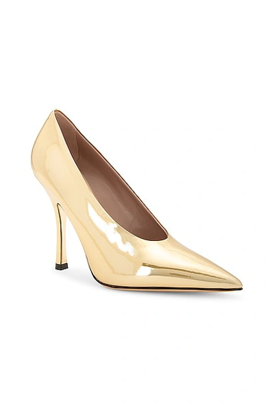 Shop Valentino Nite Out Pump In Antique Brass Light