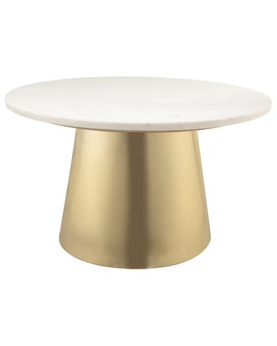 Shop Tov Furniture Bleeker Coffee Table In Gold