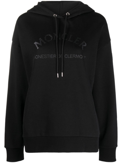 Shop Moncler Hoodie In Black  