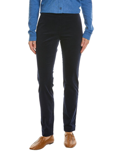 Shop Pink Tartan Corduroy Pant In Blue