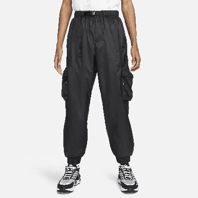 Shop Nike Men's Tech Lined Woven Pants In Black