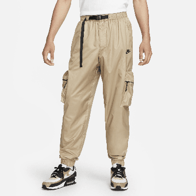 Shop Nike Men's Tech Lined Woven Pants In Brown