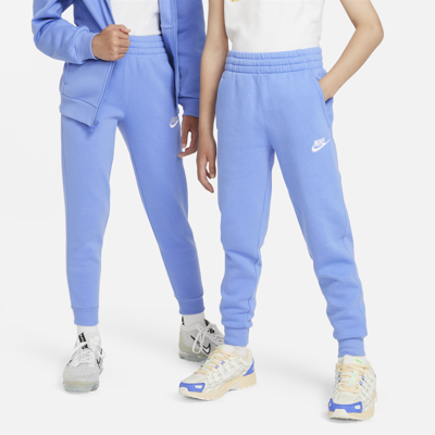 Shop Nike Sportswear Club Fleece Big Kids' Jogger Pants In Blue