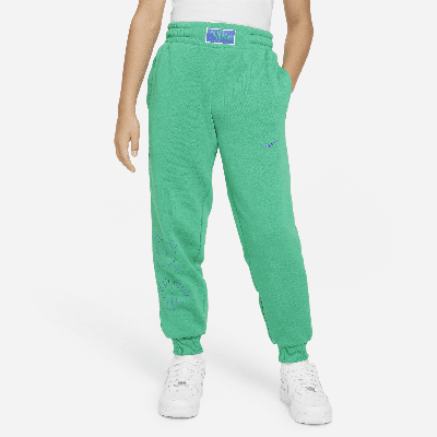Shop Nike Culture Of Basketball Big Kids' Basketball Loose Pants In Green
