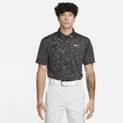 Shop Nike Men's Dri-fit Tour Golf Polo In Black