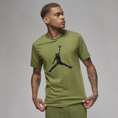 Shop Jordan Men's  Jumpman T-shirt In Green