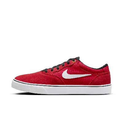 Shop Nike Unisex  Sb Chron 2 Skate Shoes In Red