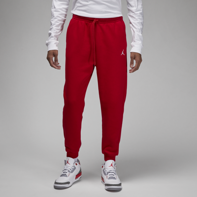 Shop Jordan Men's  Brooklyn Fleece Sweatpants In Red
