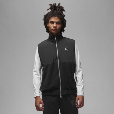 Shop Jordan Men's  Essentials Winter Vest In Black