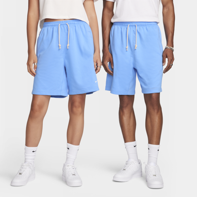 Shop Nike Men's Standard Issue Dri-fit 8" Basketball Shorts In Blue