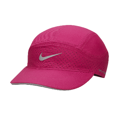 Shop Nike Unisex Dri-fit Adv Fly Unstructured Reflective Cap In Pink