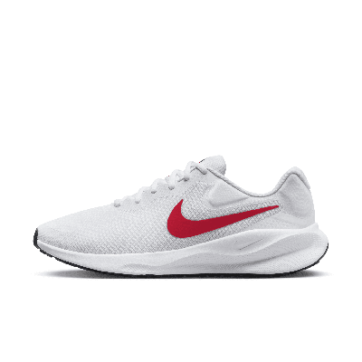 Shop Nike Men's Revolution 7 Road Running Shoes In White