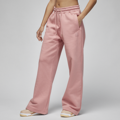 Shop Jordan Women's  Flight Fleece Pants In Pink