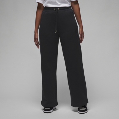 Shop Jordan Women's  Flight Fleece Pants In Black