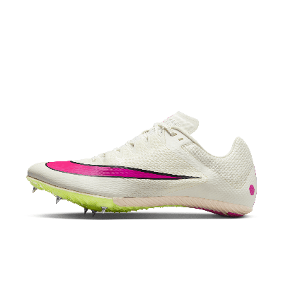 Shop Nike Unisex Rival Sprint Track & Field Sprinting Spikes In White