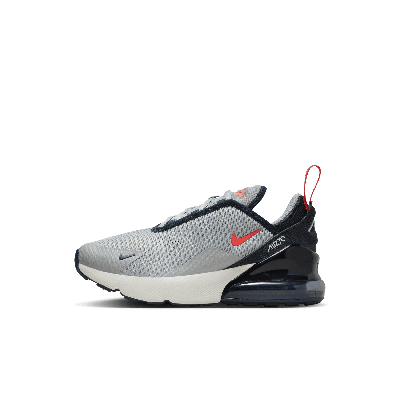 Shop Nike Air Max 270 Little Kids' Shoes In Grey