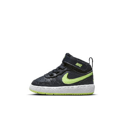 Shop Nike Court Borough Mid 2 Baby/toddler Shoes In Blue